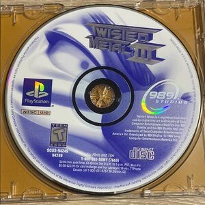 Twisted Metal III 3 (Sony PlayStation 1, 1998) PS1 Disc Only